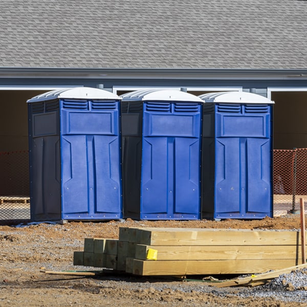 are there any restrictions on where i can place the porta potties during my rental period in Unionville MO